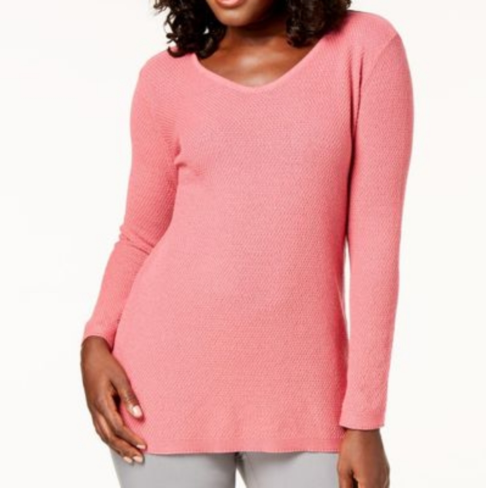 Karen Scott Sweater Light Pink